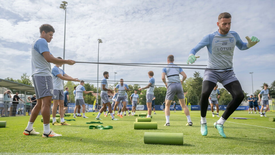 A selection of the best photos as Norwich City hosted an open training session at SV Darmstadt's Merck-Stadion am Böllenfalltor.