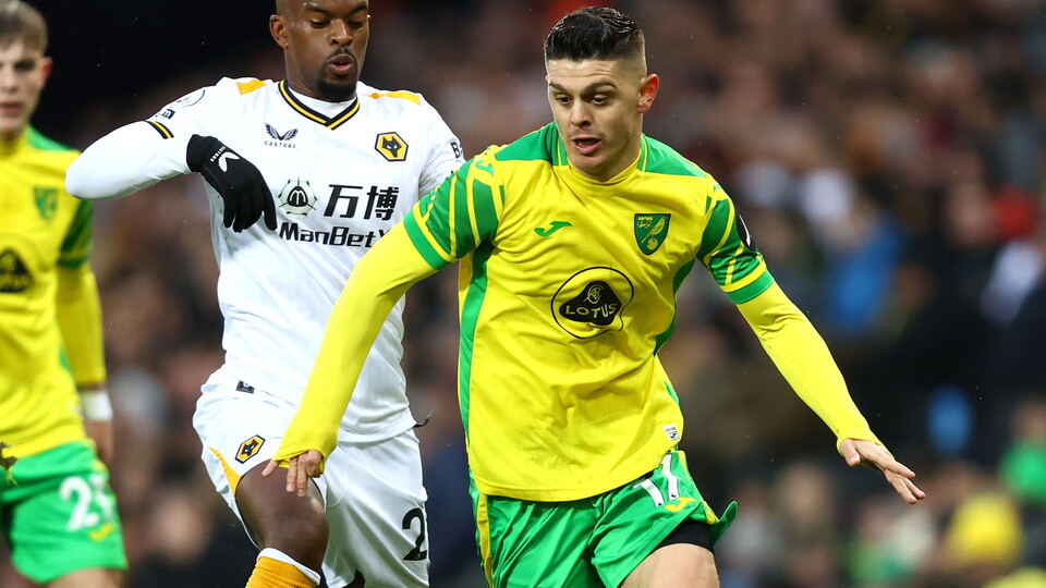 Milot Rashica is set to miss the next three to four weeks of Norwich City action with a groin injury.