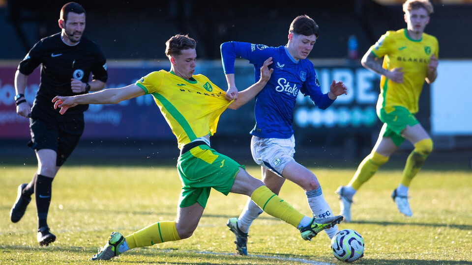 Norwich City Under-21s were winners in their penultimate Premier League 2 game of the season, claiming a 4-3 victory away to Everton.