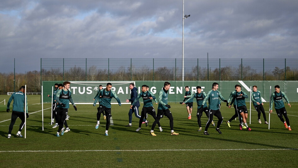 The players were preparing ahead of this weekend's game against Burnley. See the full gallery below.