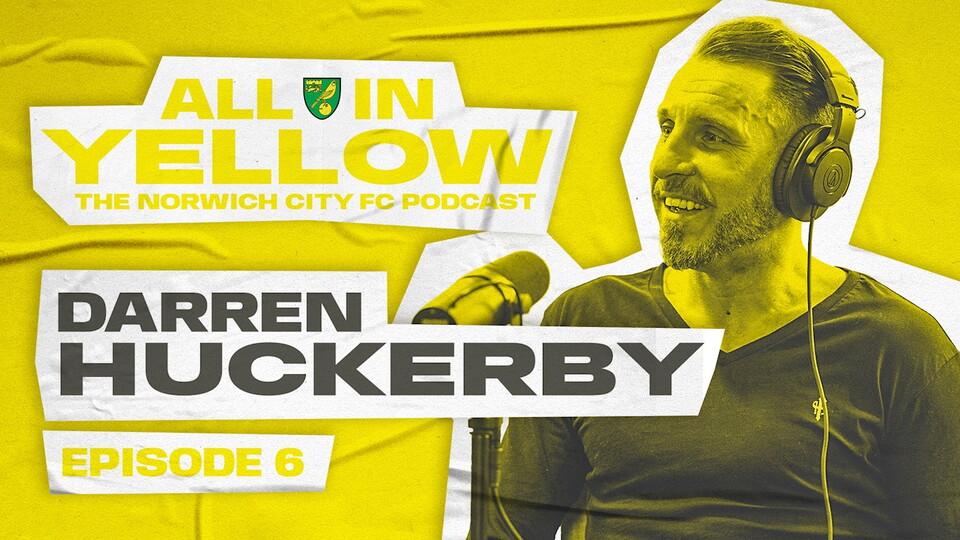 Episode six of the All In Yellow podcast is out now and this week, Alice Piper and Dan Wynne welcome Norwich City's legendary forward Darren Huckerby to the show.