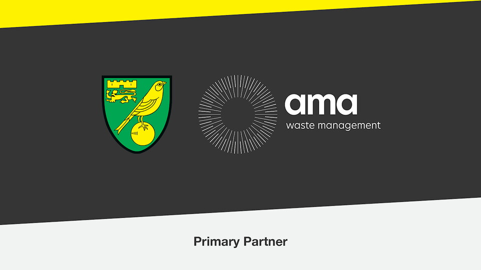 Norwich City Football Club are delighted to announce a new primary club partnership ahead of the 2021-22 season with AMA Waste.