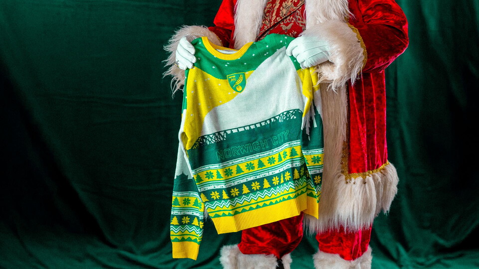Shop the official Norwich City Christmas jumper in-store and online now.