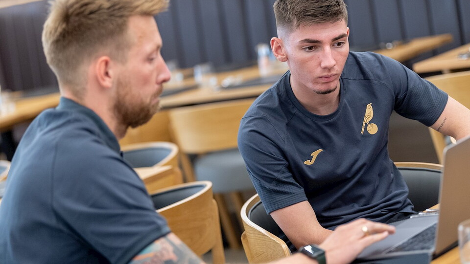 Take a look at some of the best images from Billy Gilmour's first day at Lotus Training Centre by scrolling through the gallery above!