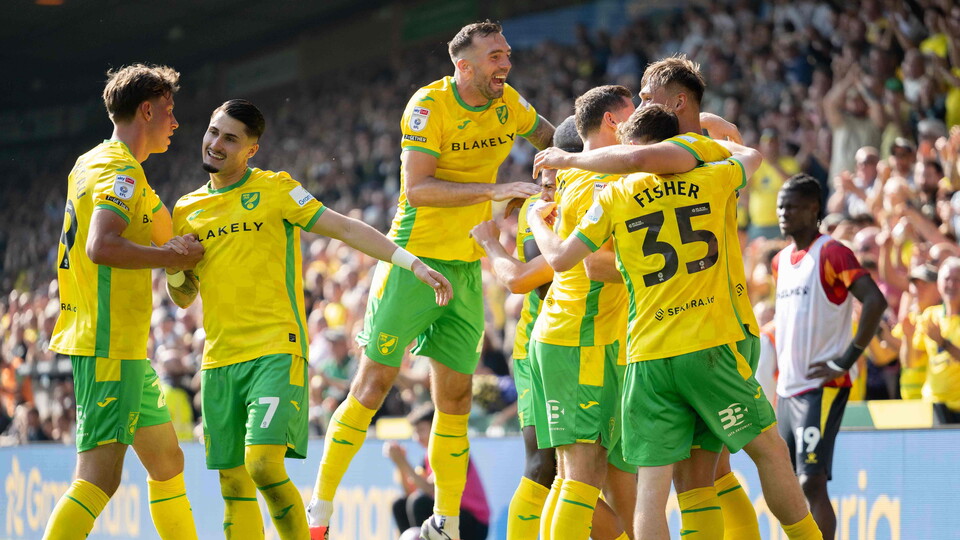 Norwich City secured their first home league win of the season in emphatic fashion, beating Watford 4-1 at Carrow Road.