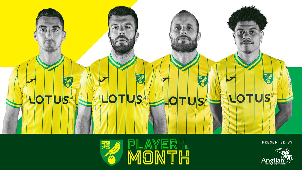Voting for the Anglian Home Improvements Norwich City Player of the Month award for December is now open.