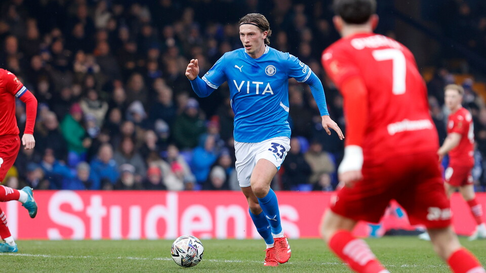 Brad Hills was named as man of the match on his debut for Stockport County against Barnsley in Sky Bet League One.