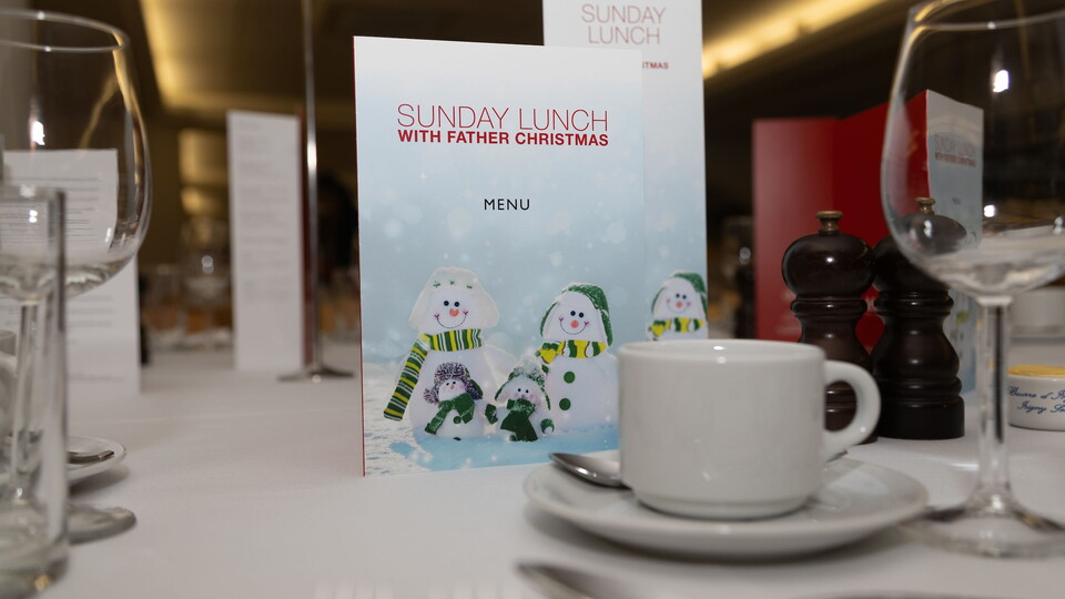 Last week, Delia's Canary Catering hosted another successful Sunday lunch with Father Christmas at Carrow Road.