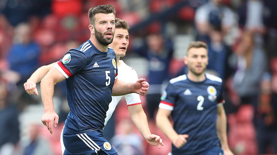 Grant Hanley was the sole Norwich City player in Euro 2020 action on Monday.