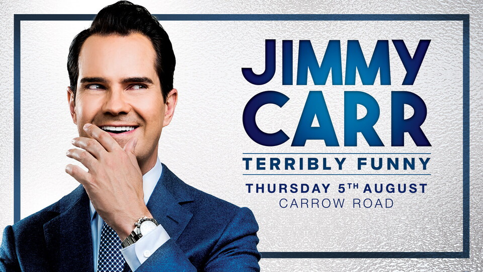 Norwich City Football Club is delighted to announce that one of the best-loved comedians in the world, Jimmy Carr, will perform at Carrow Road on Thursday, August 5.