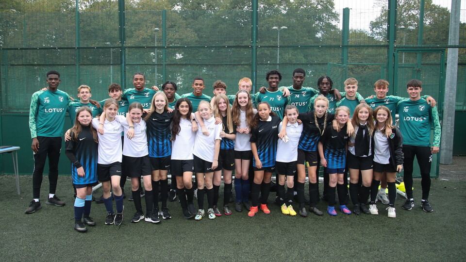 A group of academy scholars hosted a tournament at the University of East Anglia Sports Park as part of their apprenticeships and BTEC programmes.