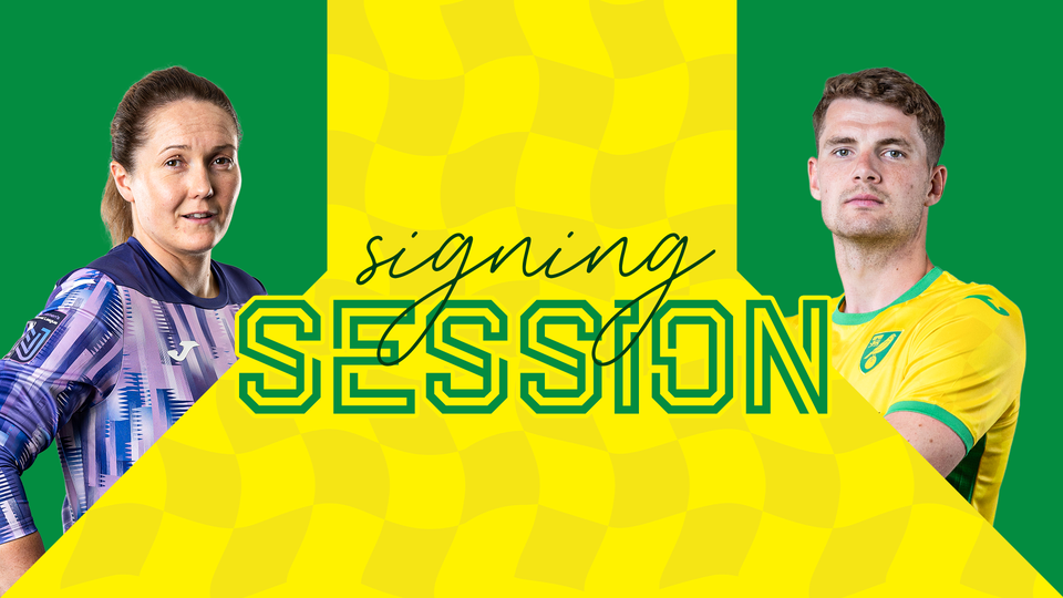 Sarah Quantrill and Jacob Sørensen will be at the Jarrold store on Tuesday, August 27, for a player signing session.