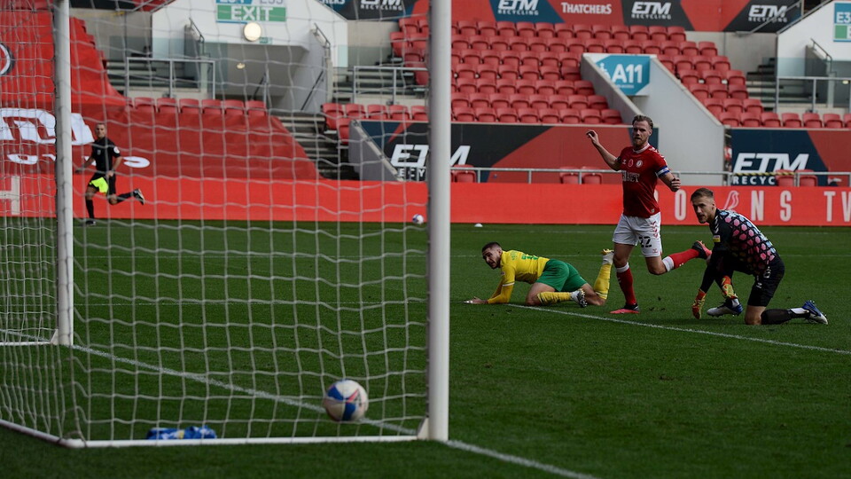 Emi Buendia's goal against Bristol City on October 31, 2020 has been voted the Dafabet goal of the season by Norwich City supporters.
