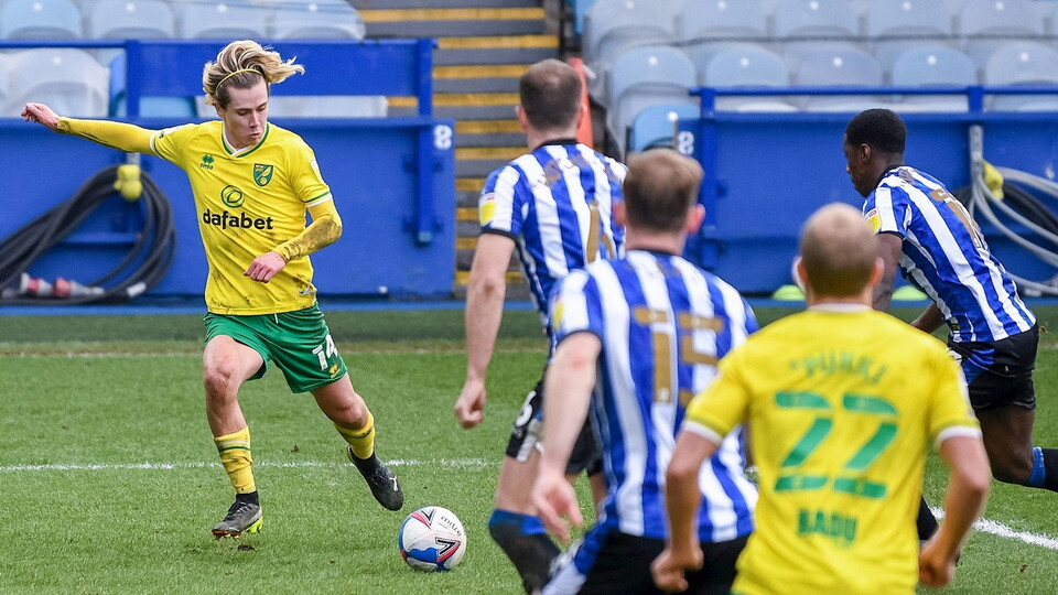 Norwich City came back from a goal behind to take a 2-1 win over Sheffield Wednesday at Hillsborough Stadium on Sunday afternoon.