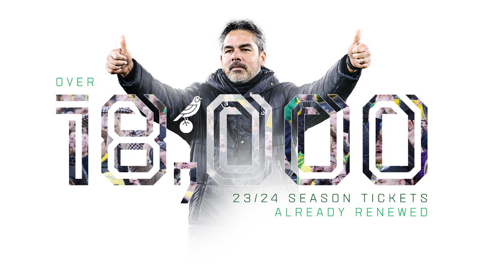 Over 18,000 Norwich City season ticket holders have already opted to renew their season ticket for the 2023/24 campaign.