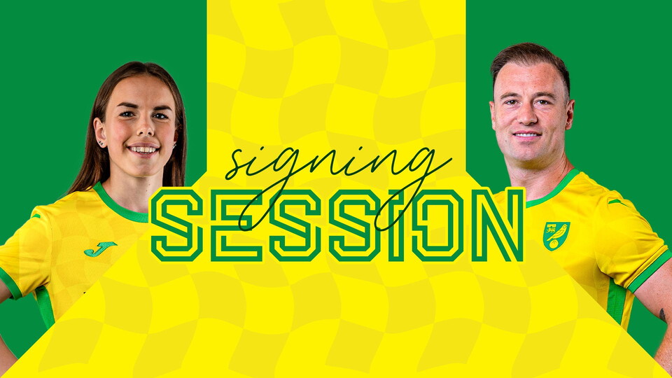Ashley Barnes and Eloise Morran will be at the Jarrold store on London Street on Thursday, August 8, as part of a club signing session.