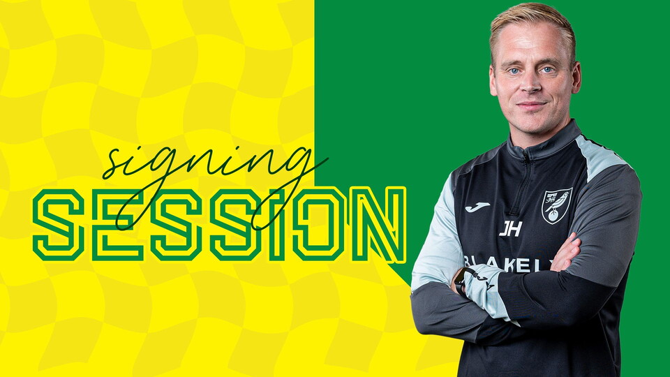 Norwich City fans will have the chance to meet head coach Johannes Hoff Thorup at a signing session at Jarrold on Monday, February 17.