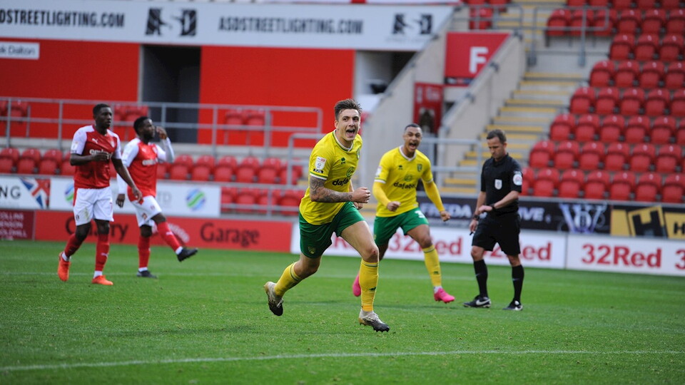 Jordan Hugill was more than complimentary to his Norwich City teammates after coming back from a goal down to beat Rotherham United 2-1 on Saturday.