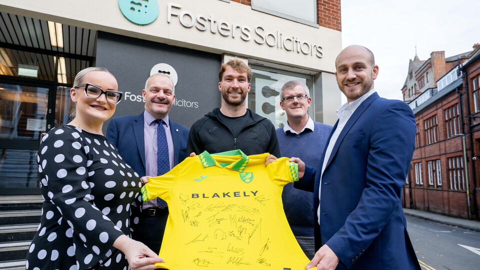 Norwich City are delighted to announce the renewal of our long-standing primary partnership with Fosters Solicitors for a further five years.