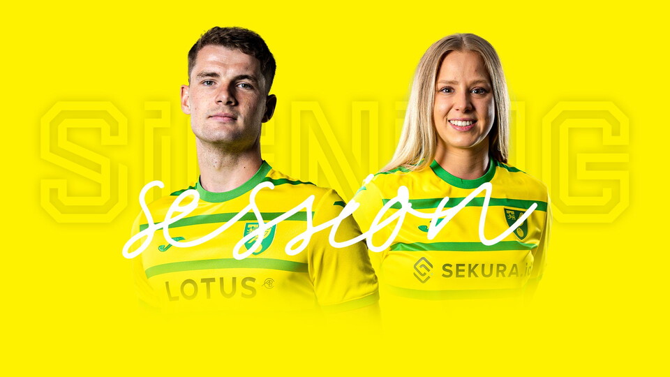 Norwich City fans will have the chance to meet Jacob Sørensen and Kathryn Stanley at a signing session at Jarrold on Wednesday, August 16.
