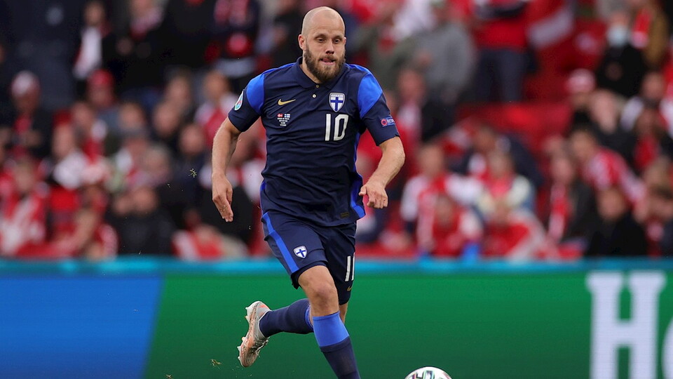 Norwich City striker Teemu Pukki started for Finland in their historic first fixture in a major tournament on Saturday evening.
