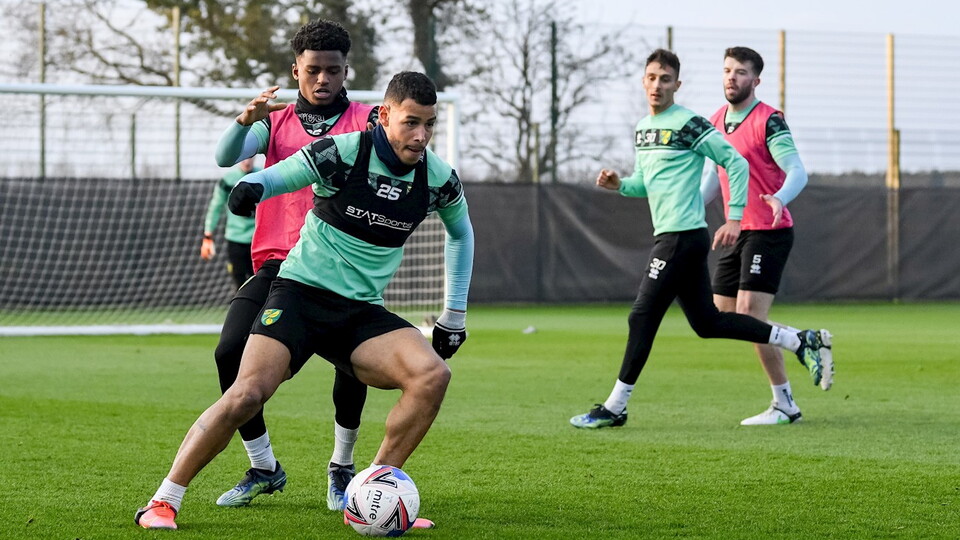 Norwich City have been hard at work at Lotus Training Centre to prepare for Sunday's game away to Sheffield Wednesday.