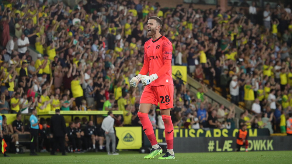 Angus Gunn has been named as Norwich City’s Player of the Month for October following a supporter vote.