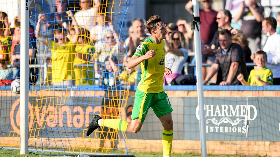 Two goals from Kieran Dowell and a late strike from Adam Idah gave Norwich City a winning start to the pre-season campaign with a 3-1 win of King's Lynn Town.
