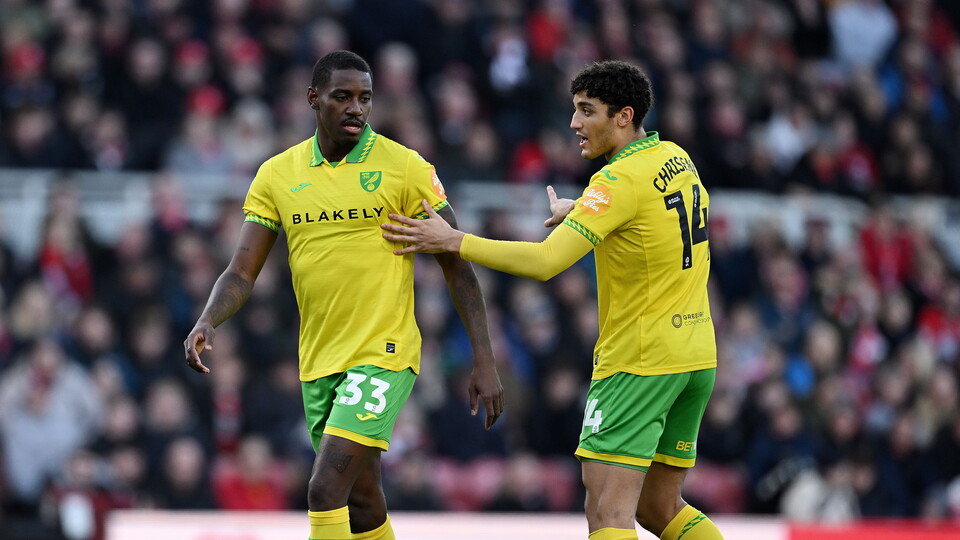 The matchworn shirts from Norwich City's Sky Bet Championship fixture against Middlesbrough at the Riverside are now available.