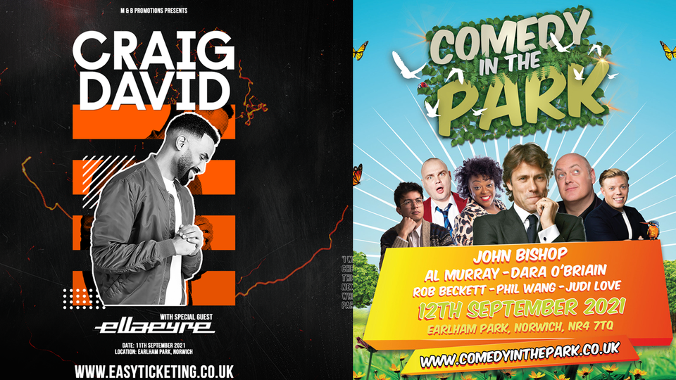 Norwich City fans are being offered 10% off tickets for two huge events coming to Earlham Park, Norwich this summer!