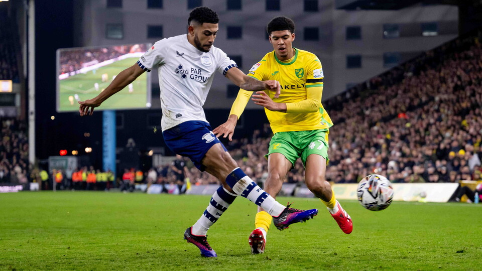 An early goal condemned Norwich City to a 1-0 defeat at home to Preston North End in the Sky Bet Championship.