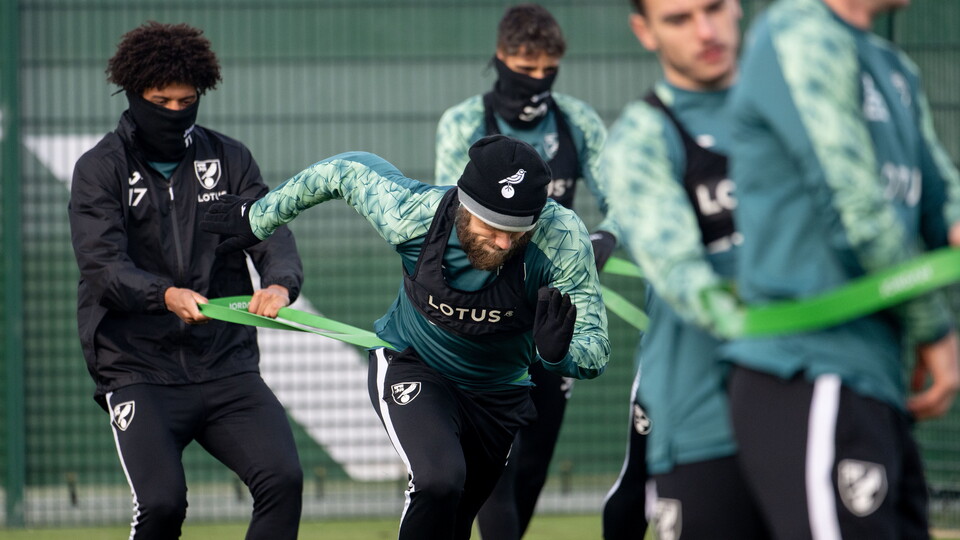 The players were preparing ahead of this weekend's game against Blackburn Rovers. See the full gallery below.