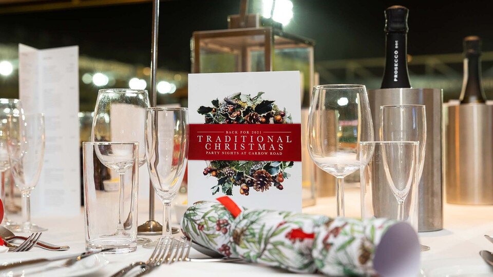 Last weekend, our ever-popular party nights were back, featuring Delia’s Traditional Christmas recipes and a themed evening of superhero fun, as guests dined the night away over the floodlit pitch at the Top of the Terrace.
