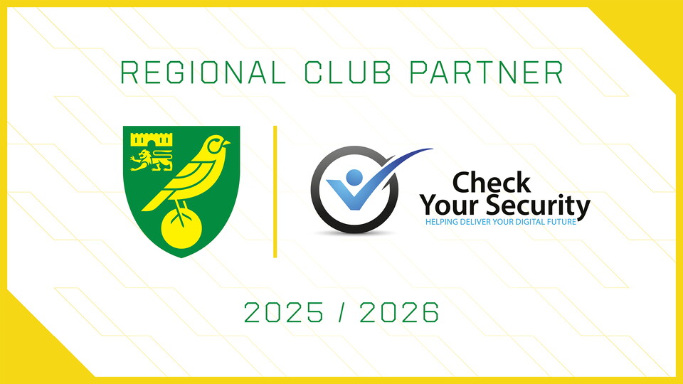 Norwich City are pleased to announce a renewal of our regional partnership with Check Your Security.