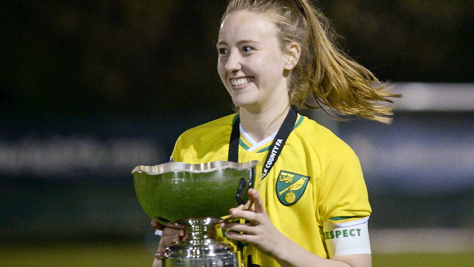Norwich City Women’s captain Mille Daviss says they will be looking to take the confidence from their victory in the Norfolk County FA Harrod Sport Cup into next season.