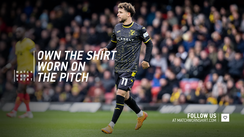 The matchworn shirts from our 1-0 win at Vicarage Road are now available via auction.