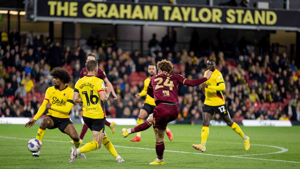 Josh Sargent scored his eighth league goal of the season, but it wasn't enough for Norwich City as they lost 2-1 away at Watford.