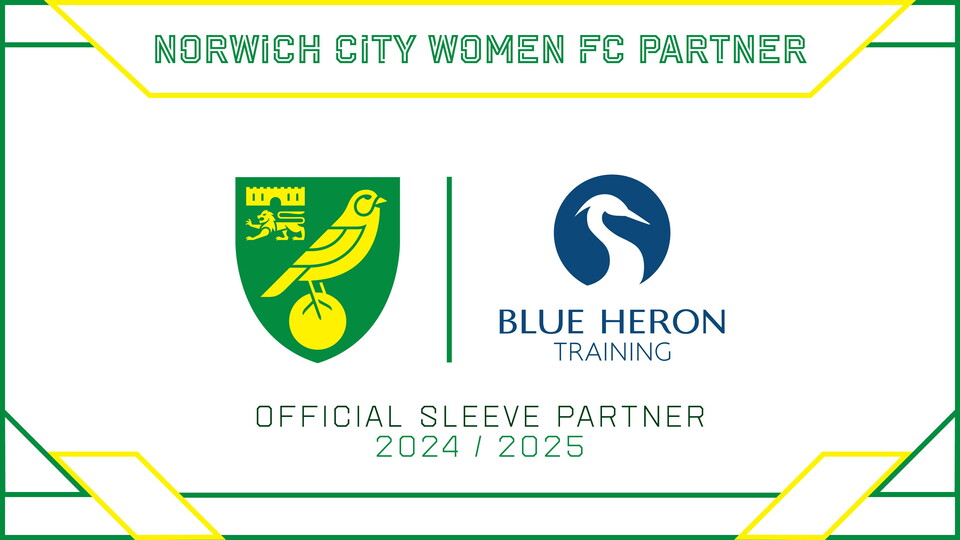 Norwich City Women are delighted to announce Blue Heron Training as the club’s official sleeve partner.