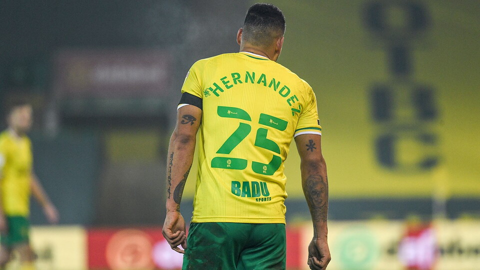 Onel Hernandez made his long-awaited debut for Cuba last night in their first game of 2022 World Cup qualifying.
