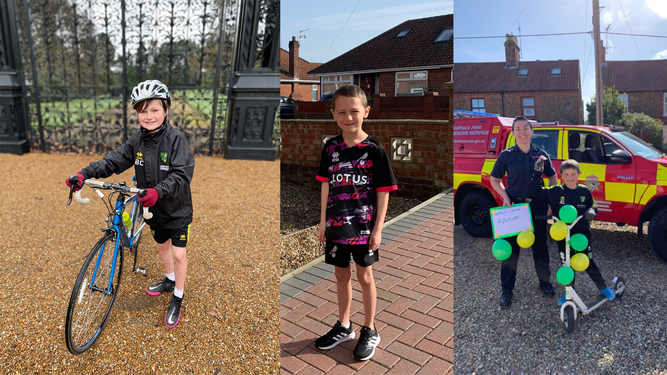 Norwich City and Fosters Solicitors are delighted to announce three young fundraisers as our Community Heroes for today’s fixtures against AFC Bournemouth.