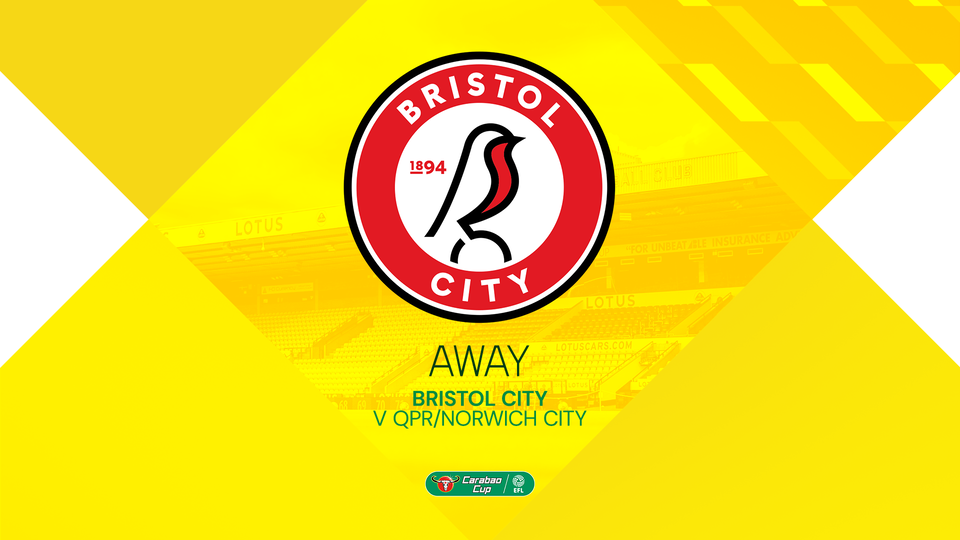 The winners of Norwich City v QPR next week will face Bristol City in the second round of the Carabao Cup.