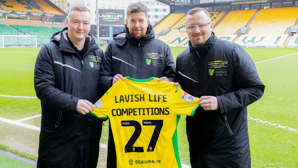 Norwich City and Lavish Life Competitions are pleased to announce a renewal of their primary partnership until 2027.