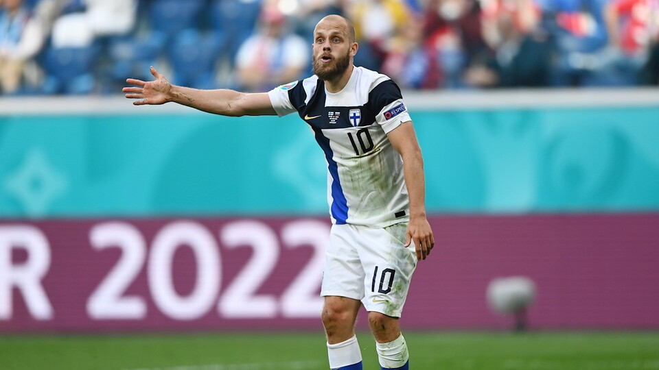 Teemu Pukki played the first 75 minutes of Finland's 1-0 defeat against Russia in Euro 2020 on Wednesday afternoon.
