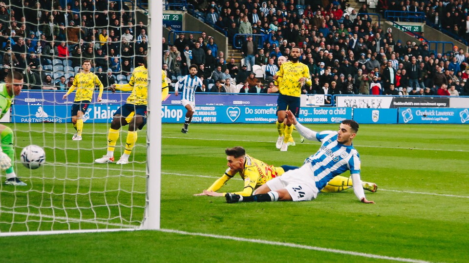 Norwich City loanee Danel Sinani scored his second goal in two games as Huddersfield Town beat West Bromwich Albion 1-0 at home on Saturday.