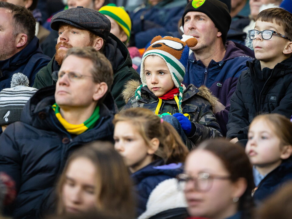 family in the crowd