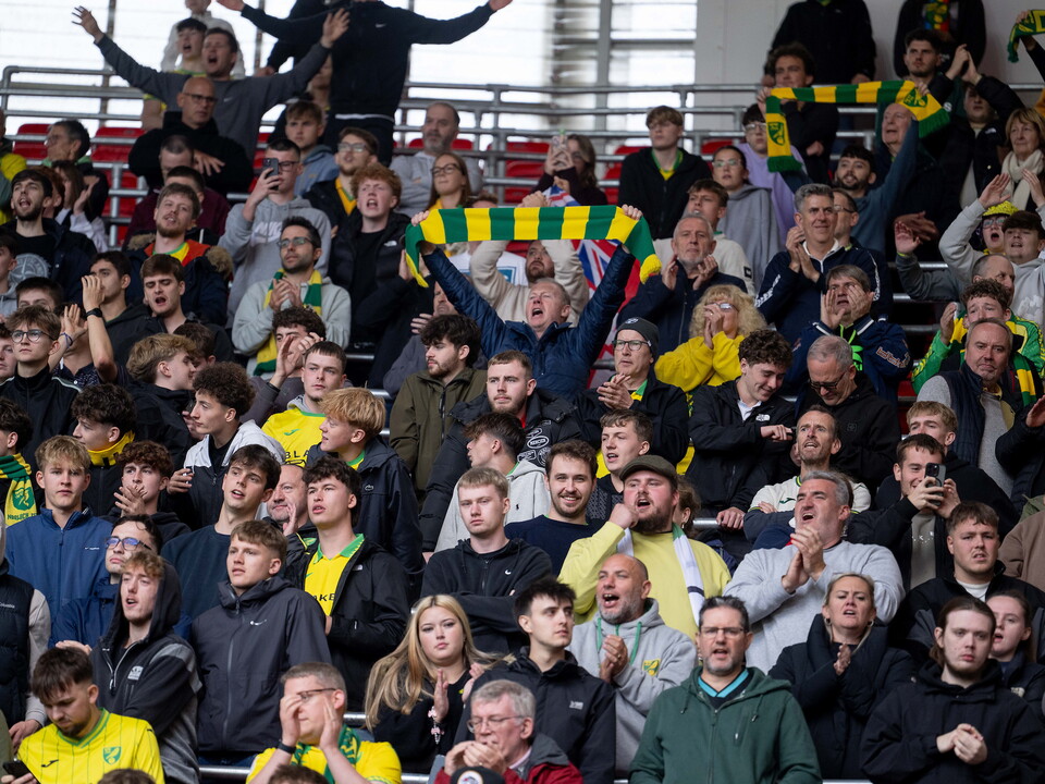Norwich City fans at Stoke (A)