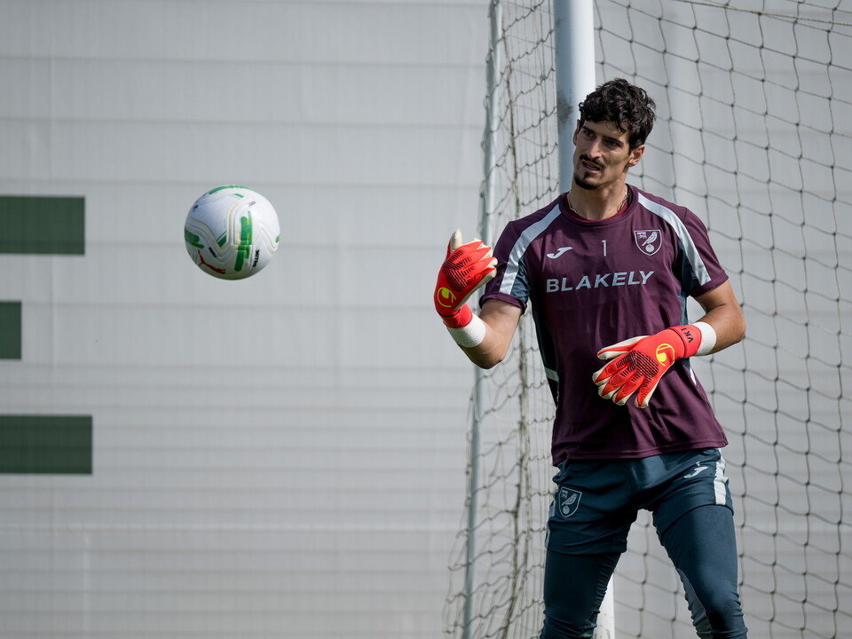 Vladan Kovačević during a training session